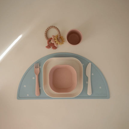 Mushie Baby Bestekset Blush koop je bij Babywinkel