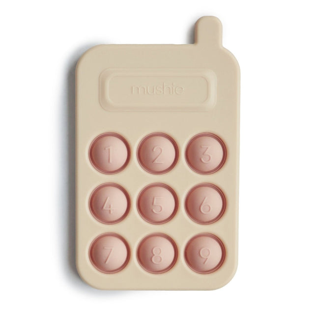 Mushie Educatief Speelgoed Druk Telefoon Blush koop je bij Babywinkel