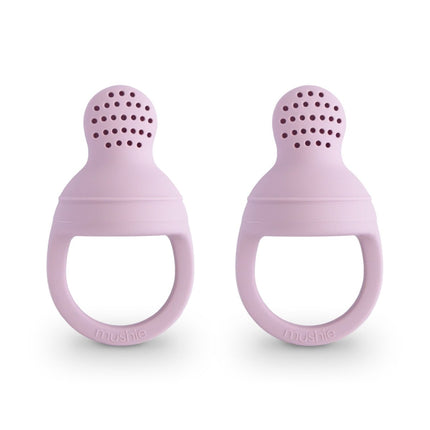 Mushie Fopspeen Fresh Food Feeder Soft Lilac Silicone 2St koop je bij Babywinkel