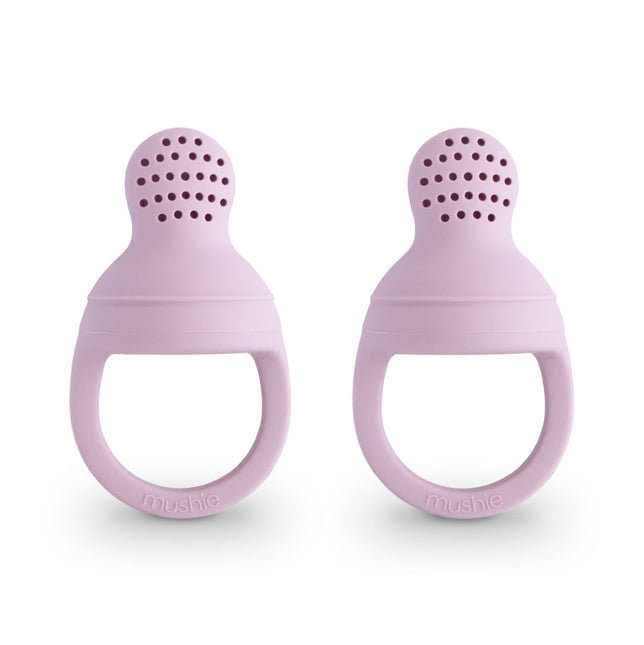 Mushie Fopspeen Fresh Food Feeder Soft Lilac Silicone 2St koop je bij Babywinkel