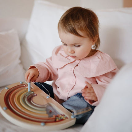 Mushie Houten Magnetisch Regenboogdoolhof koop je bij Babywinkel