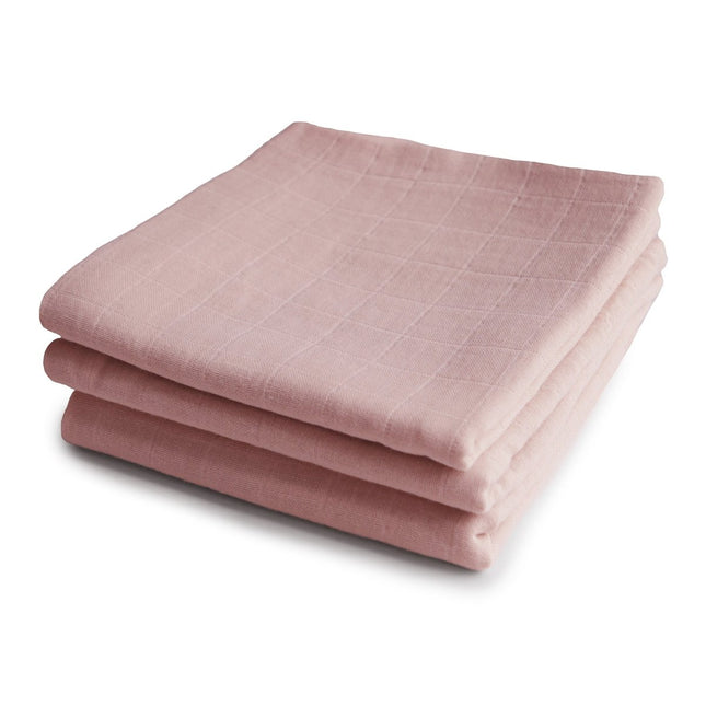 Mushie Hydrofiele Doek Blush 3st koop je bij Babywinkel