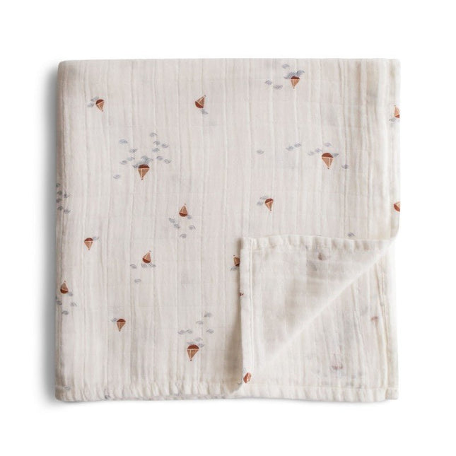 Mushie Hydrofiele Doek Boats 120cm koop je bij Babywinkel