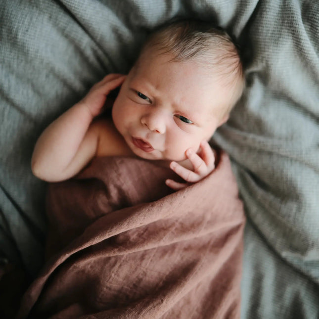 Mushie Hydrofiele Doek Cedar XL koop je bij Babywinkel