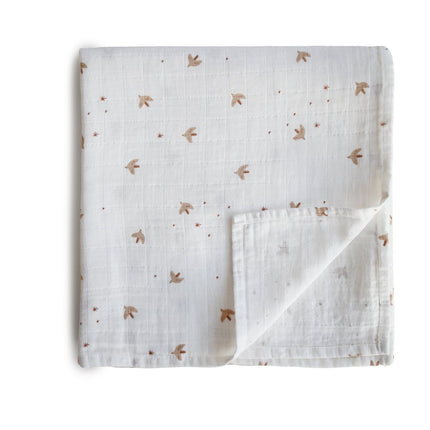 Mushie Hydrofiele Doek Sparrow XL koop je bij Babywinkel