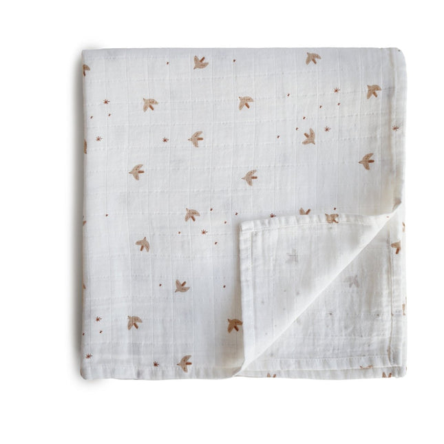 Mushie Hydrofiele Doek Sparrow XL koop je bij Babywinkel