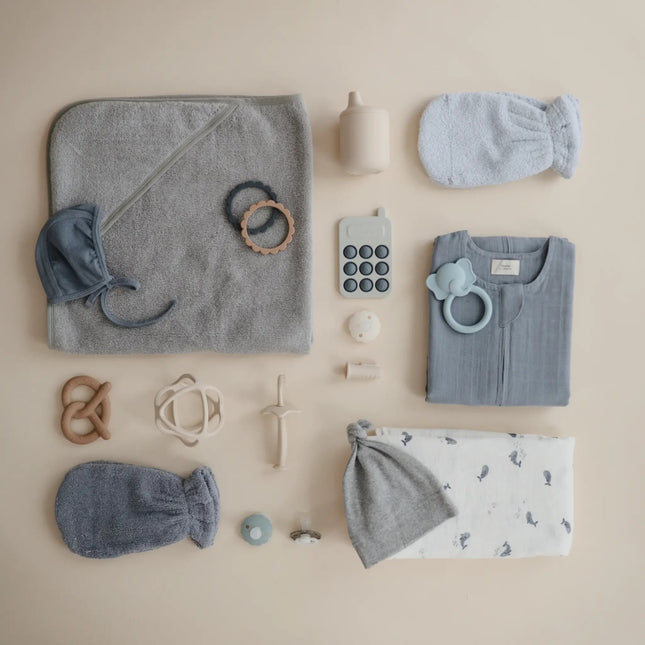 Mushie Hydrofiele Doek Whales 120cm koop je bij Babywinkel