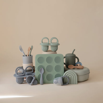 Mushie Ijsvormpjes Cambridge Blue koop je bij Babywinkel