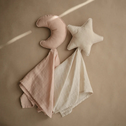 Mushie Knuffeldoekje Lovey Blush koop je bij Babywinkel