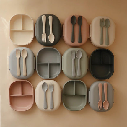 Mushie Lunchbox Sage koop je bij Babywinkel