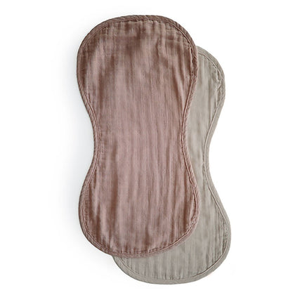 Mushie Monddoekje Set Natural/Fog 2st koop je bij Babywinkel