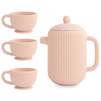 Mushie Speelgoed Theeservies Silicone Blush koop je bij Babywinkel