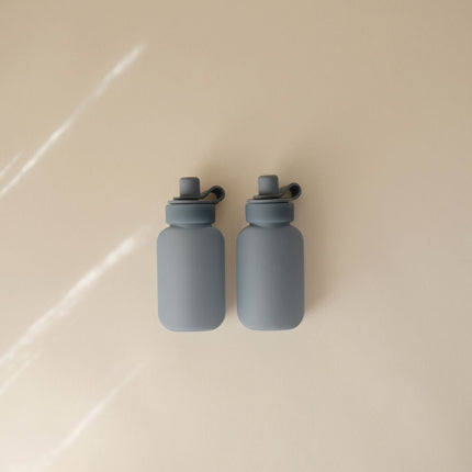Mushie Drinkfles Silicone Puree Pouch Tradewinds 2 Pack koop je bij Babywinkel