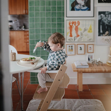 Mushie Slabbetje Lange Mouwen Tradewinds koop je bij Babywinkel