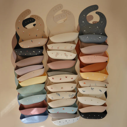 Mushie Slabbetje Siliconen Whales koop je bij Babywinkel