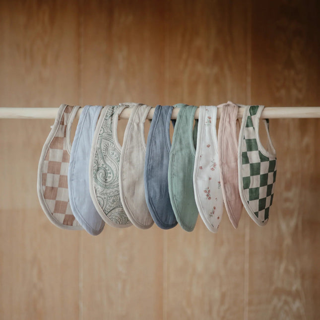 Mushie Slabbetje Tradewinds/ Baby Blue 2St koop je bij Babywinkel