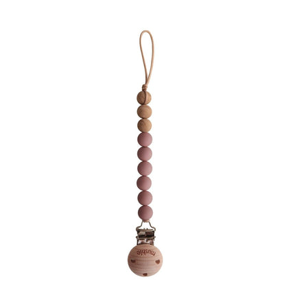 Mushie Speenkoord Eva Cloudy Mauve koop je bij Babywinkel