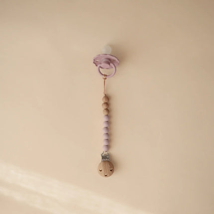 Mushie Speenkoord Eva Mauve koop je bij Babywinkel