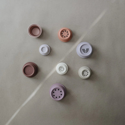 Mushie Stapeltoren Pastel koop je bij Babywinkel