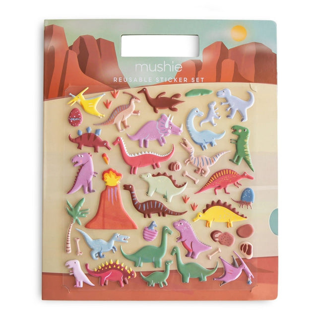 Mushie Stickerboek Dino koop je bij Babywinkel