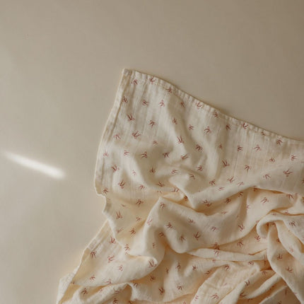 Mushie Hydrofiele Doek Bows 120Cm koop je bij Babywinkel