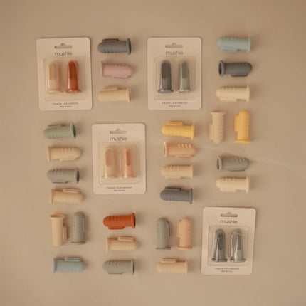 Mushie Tandenborstel Sand/Clay koop je bij Babywinkel