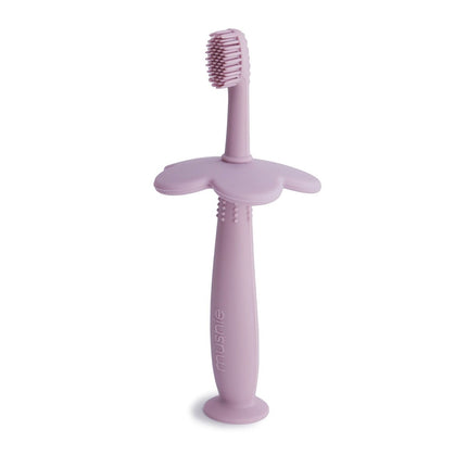 Mushie Tandenborstel Soft Lilac koop je bij Babywinkel