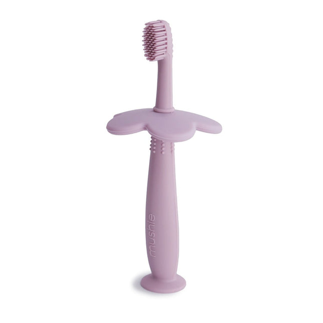 Mushie Tandenborstel Soft Lilac koop je bij Babywinkel