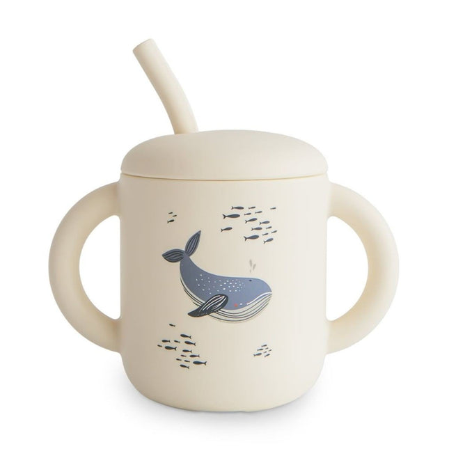 Mushie Oefenbeker Rietje Whales koop je bij Babywinkel