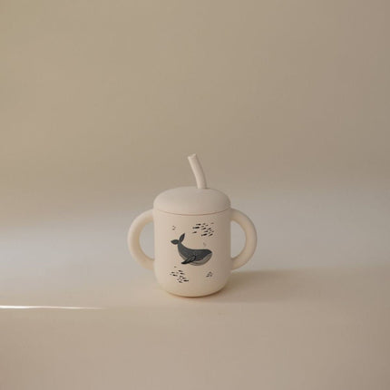 Mushie Oefenbeker Rietje Whales koop je bij Babywinkel
