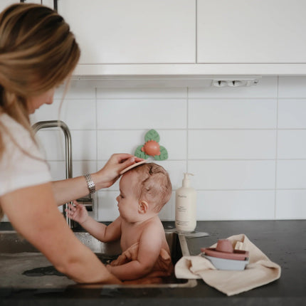 Mushie Washandje Rainbow Blue 5St koop je bij Babywinkel