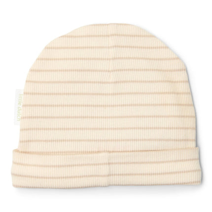 Little Dutch Babymutsje Soft Beige Stripe koop je bij Babywinkel