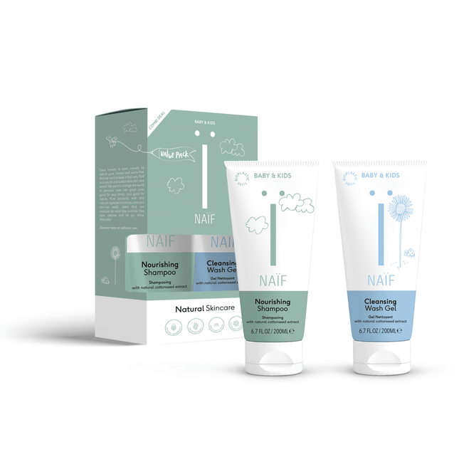 Naif Verzorgingsset Baby 2St 200ml koop je bij Babywinkel