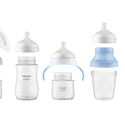 Philips Avent Babyfles Natural 3.0 Starterset 5X Fles Glas koop je bij Babywinkel