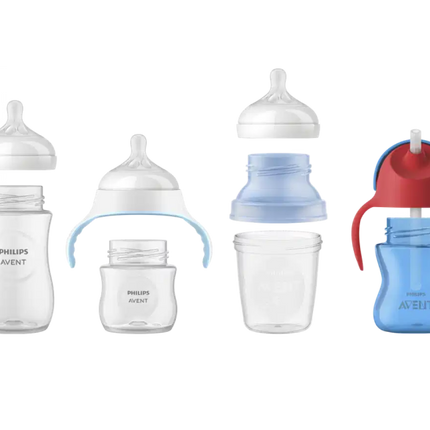 Philips Avent Babyfles Natural 3.0 Starterset 5X Fles Glas koop je bij Babywinkel