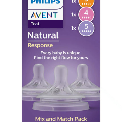 Philips Avent Flesspeen Natural 3.0 Zuigspeen - Muti Size Pack koop je bij Babywinkel