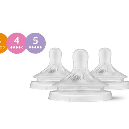 Philips Avent Flesspeen Natural 3.0 Zuigspeen - Muti Size Pack koop je bij Babywinkel