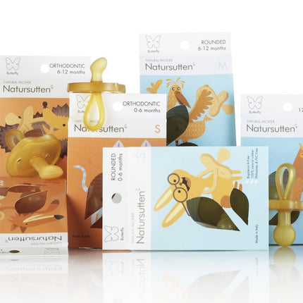 Natursutten Speen Vlinder Kers M koop je bij Babywinkel