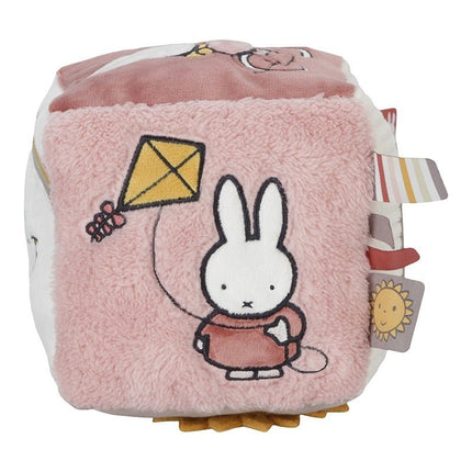 Nijntje Educatief Speelgoed Fluffy Kubus Pink koop je bij Babywinkel