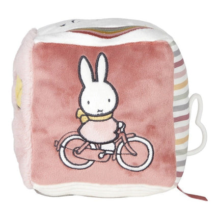 Nijntje Educatief Speelgoed Fluffy Kubus Pink koop je bij Babywinkel