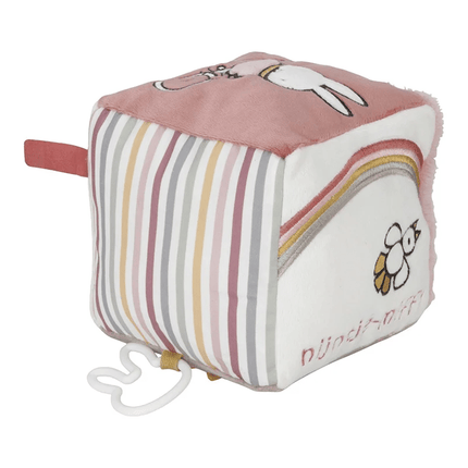 Nijntje Educatief Speelgoed Fluffy Kubus Pink koop je bij Babywinkel