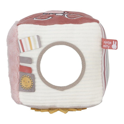 Nijntje Educatief Speelgoed Fluffy Kubus Pink koop je bij Babywinkel