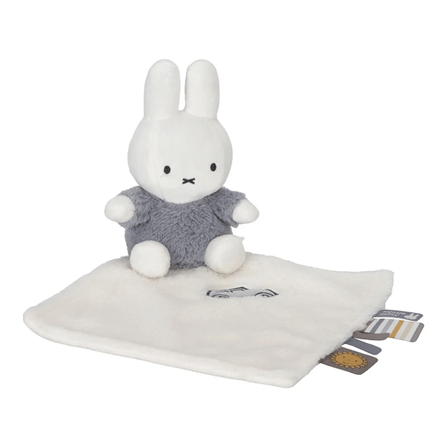Nijntje Knuffeldoekje Fluffy Blue koop je bij Babywinkel