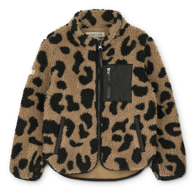 Nolan Pile Jacket Mega leo / Oat mix koop je bij Babywinkel