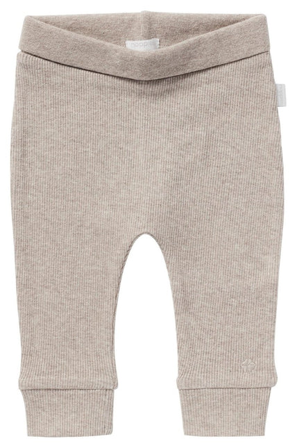 Noppies Baby Broekje Rib Naura Taupe Melange koop je bij Babywinkel