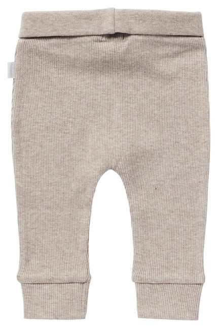 Noppies Baby Broekje Rib Naura Taupe Melange koop je bij Babywinkel