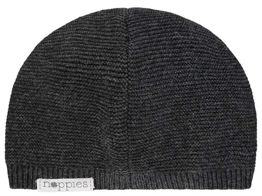 Noppies Baby Mutsje Dark Grey Melange koop je bij Babywinkel