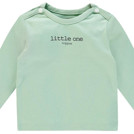 Noppies Baby Shirt Grey Mint koop je bij Babywinkel