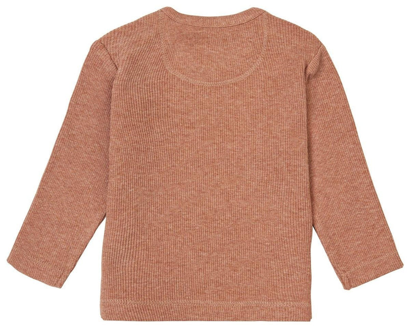 Noppies Baby Shirt Natal Cafe Au Lait Melange koop je bij Babywinkel