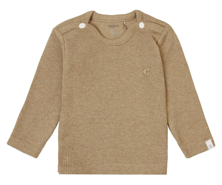 Noppies Baby Shirt Natal Light Green Melange koop je bij Babywinkel